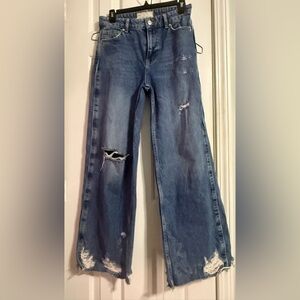 Free People Vintage Wash Denim